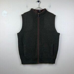 Llbean Men's Merino Wool Vest Size Large